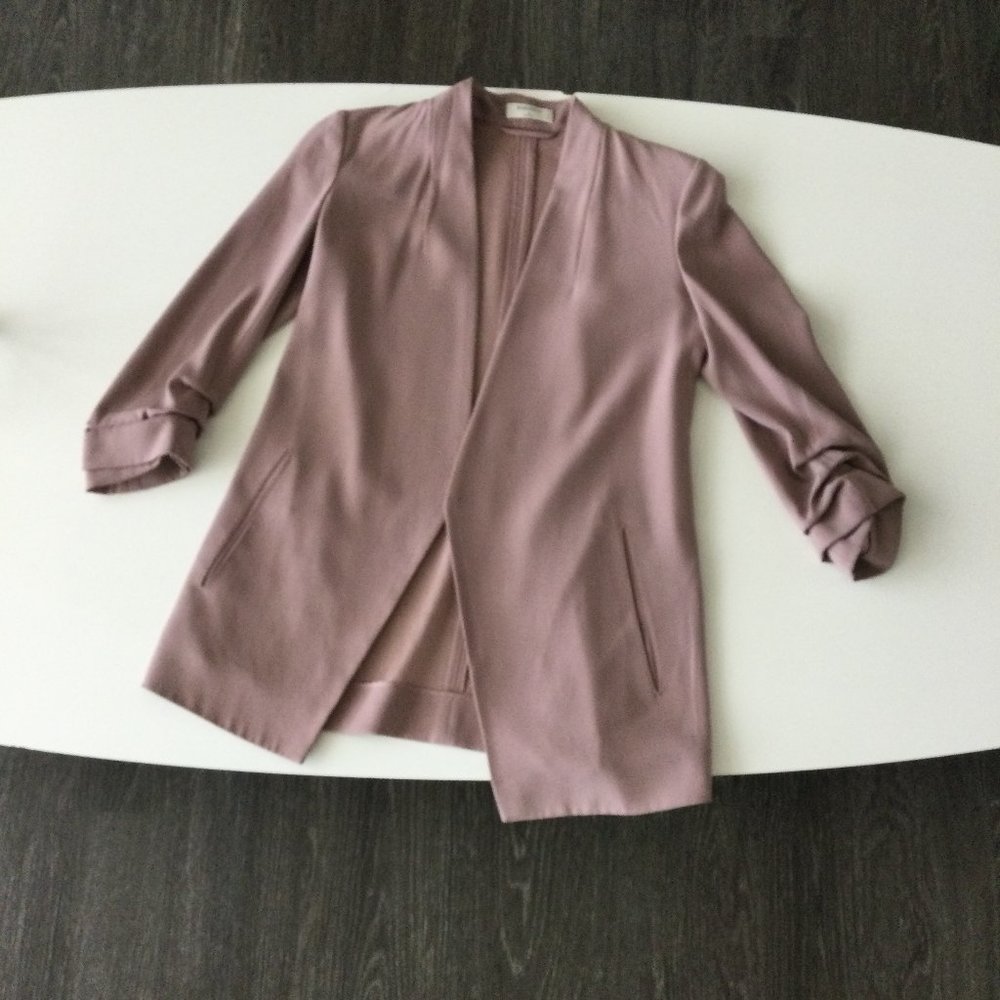 Aritzia Babaton Power Blazer in Dusty Mauve